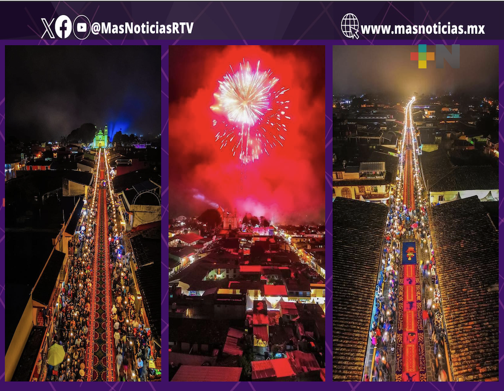 Ciudadanía disfruta la majestuosidad en fiestas de Santa María Magdalena, en Xico
